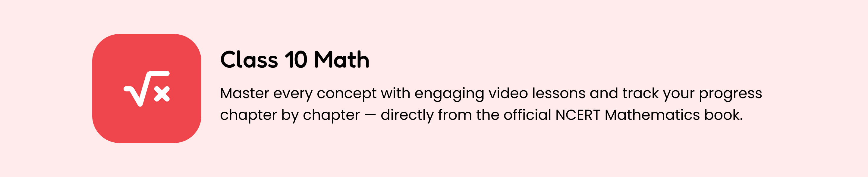 Class 10 Math Program